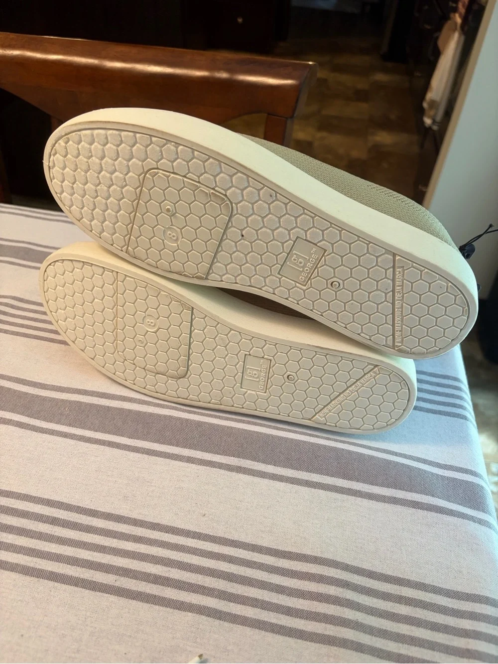 Men's George Casual Knit Sneakers in Beige